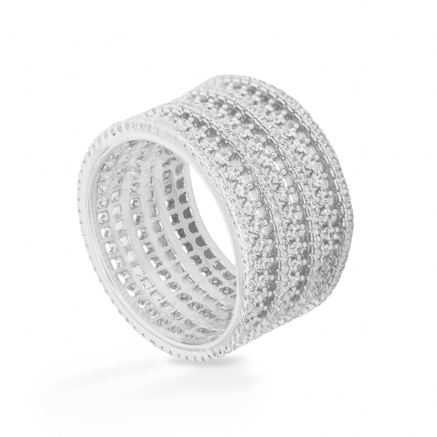 Elise Triplet Pave - Ring