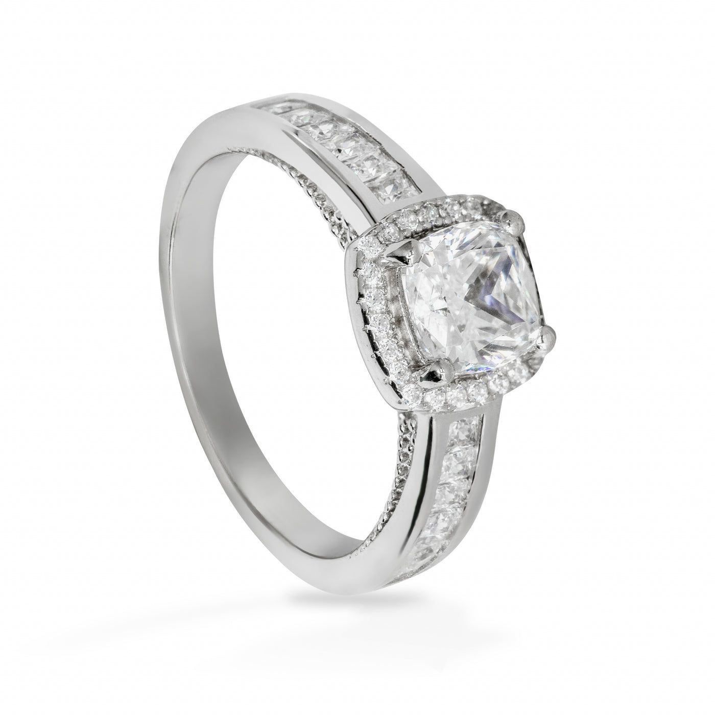 Camille Complex Solitaire Pave - Ring
