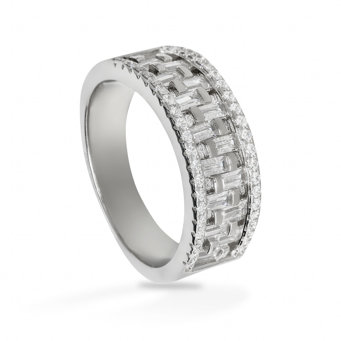 Andreus Ladder Pave - Ring