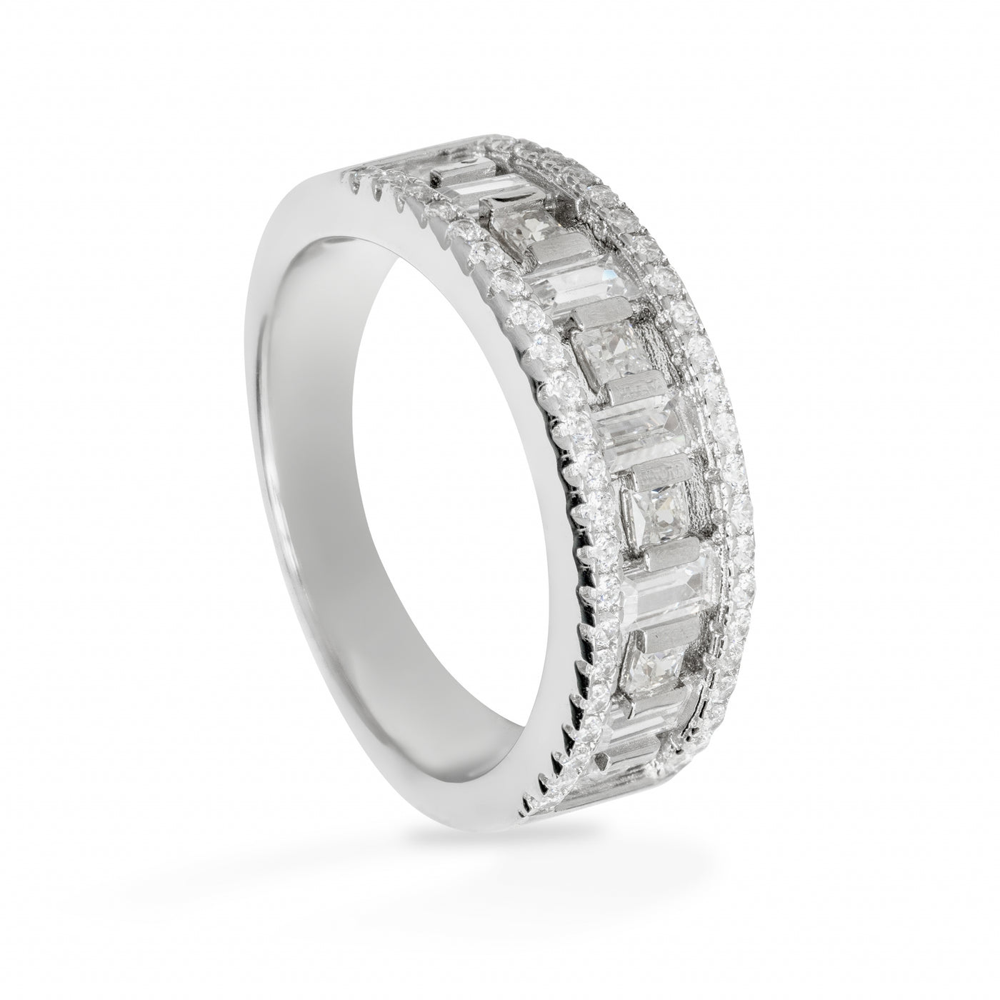 Andreus Squared Pave - Ring
