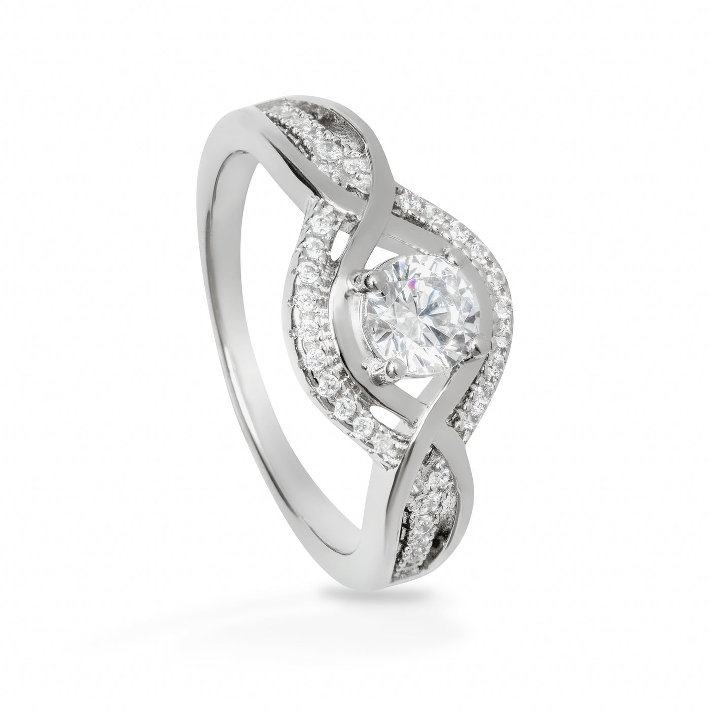 Maëlys Solitaire Pave - Ring