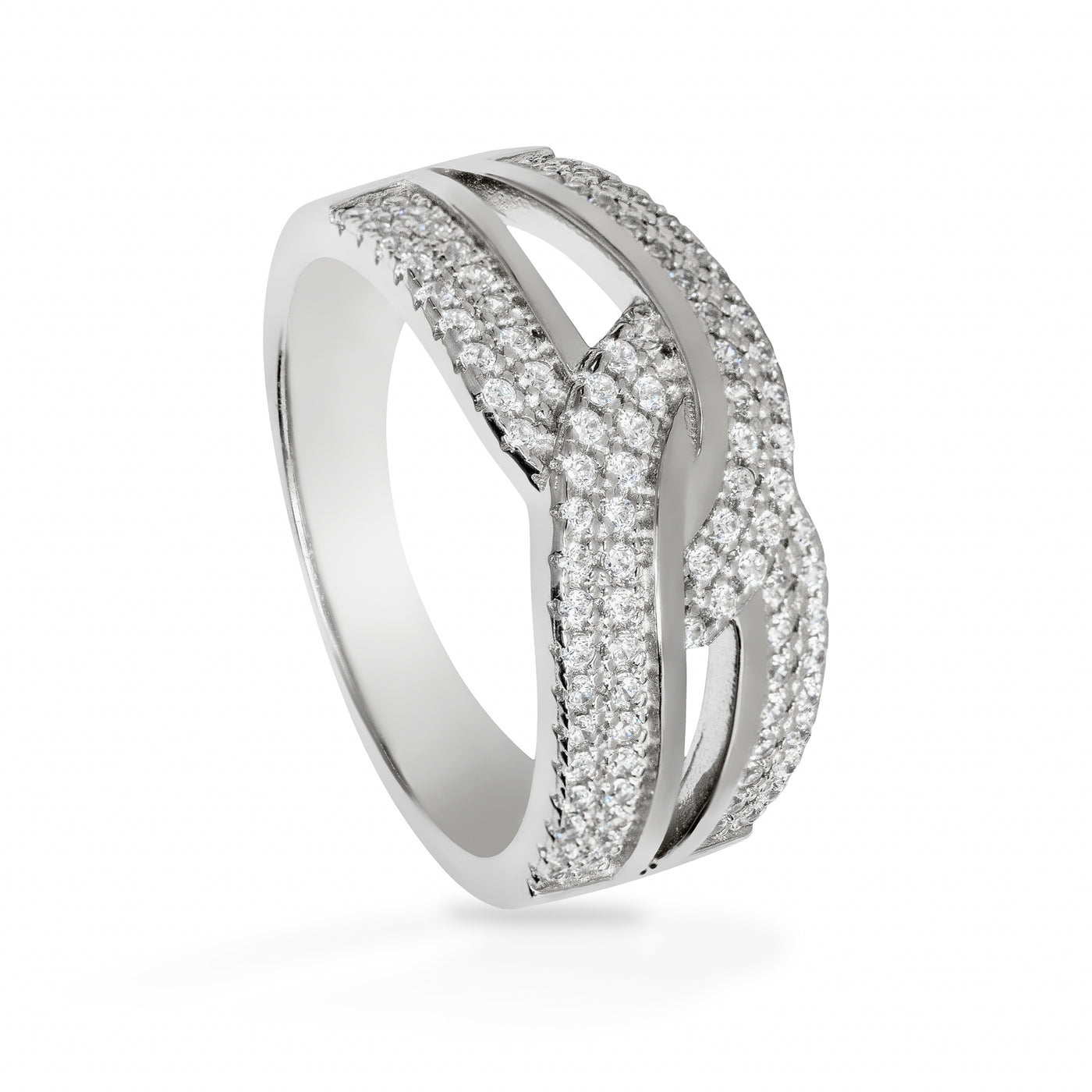 Andreus Tangled Pave - Bague