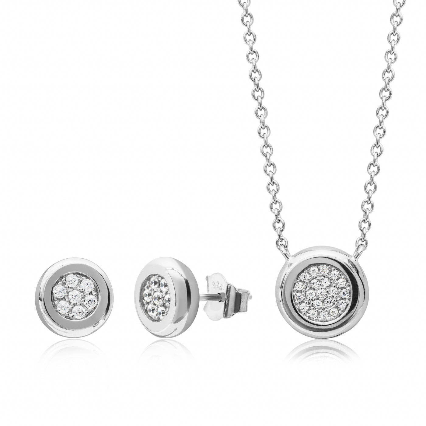 Circle Silver Contour - Set