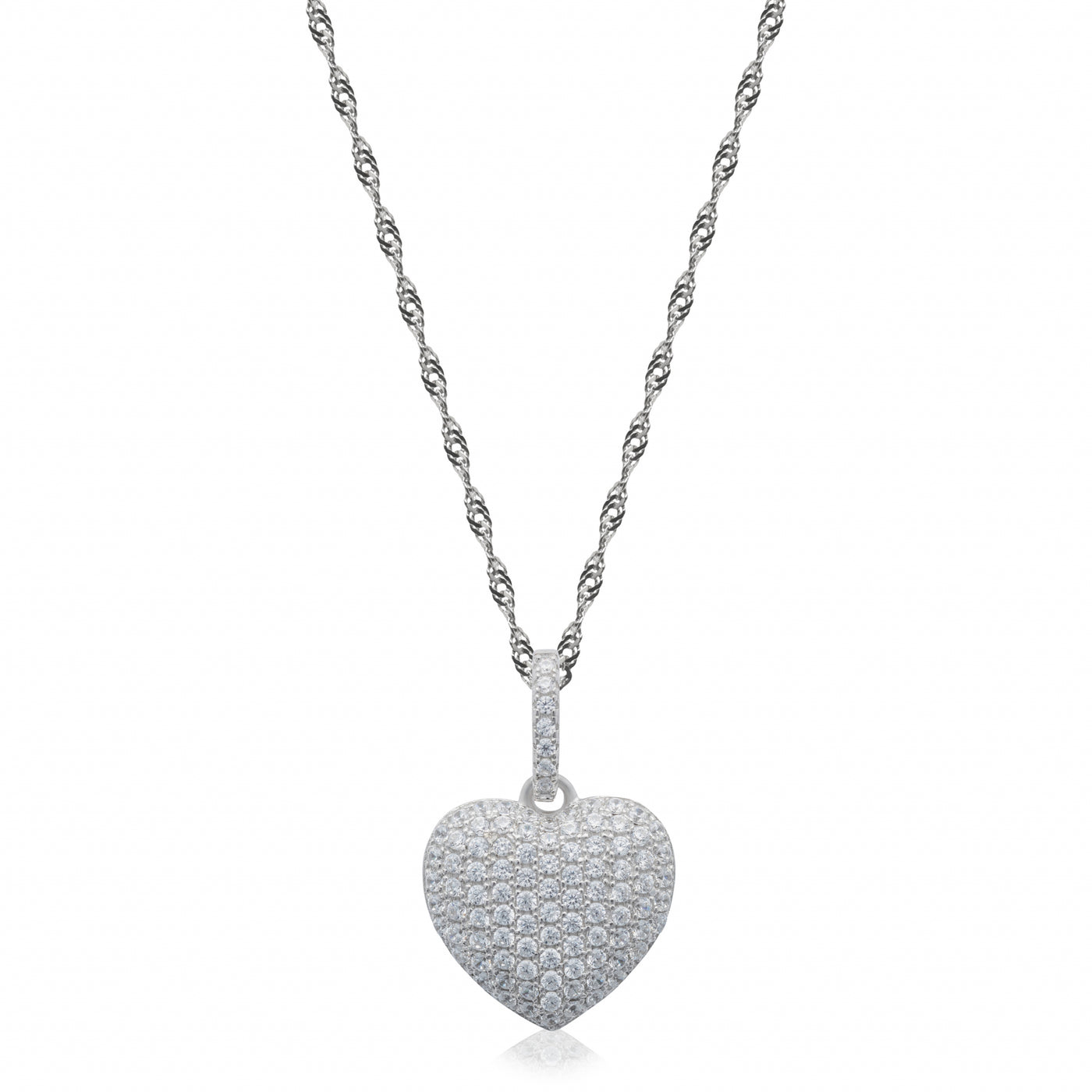 Heart Full Stoned - Necklace