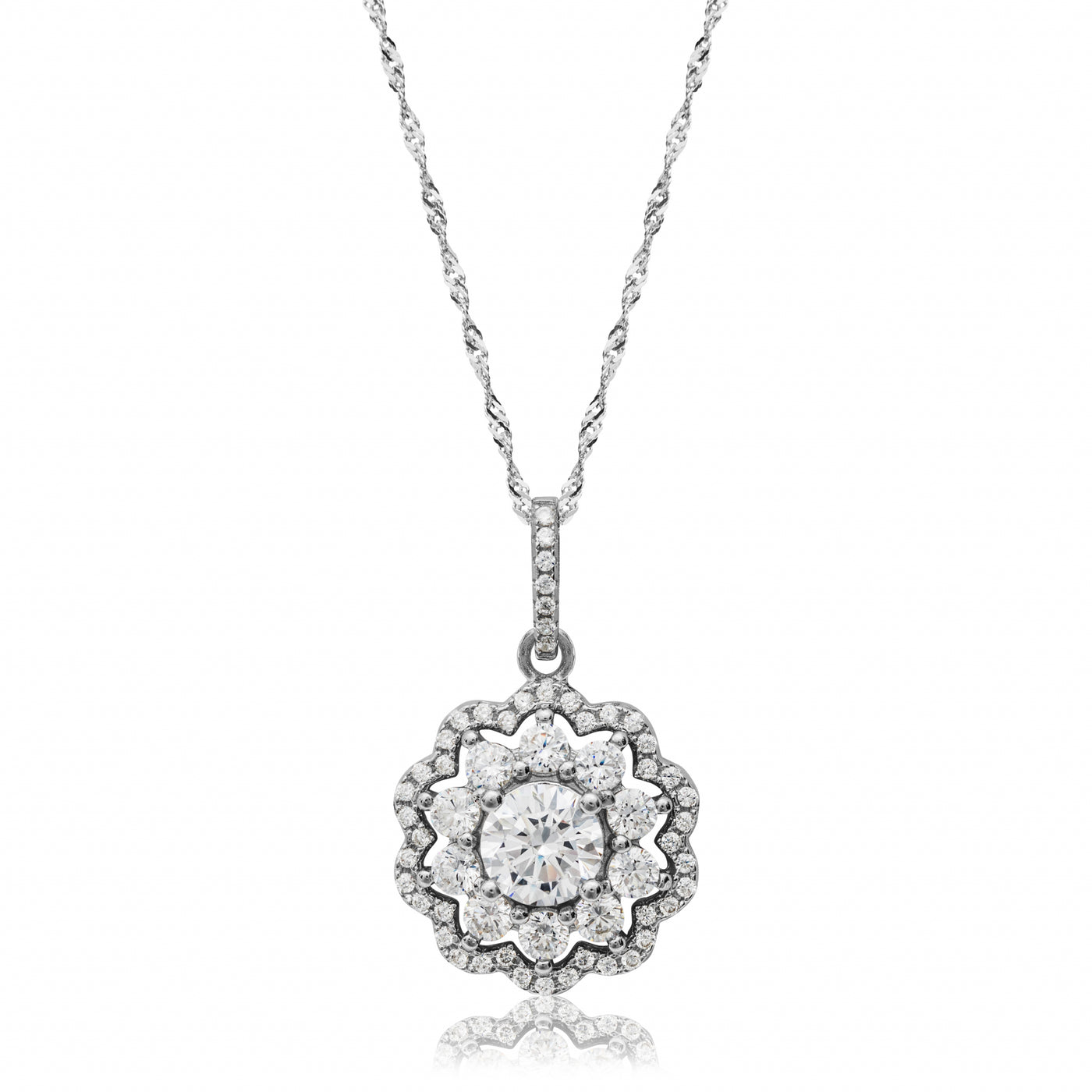 Ambre Fleur III Stages - Collier