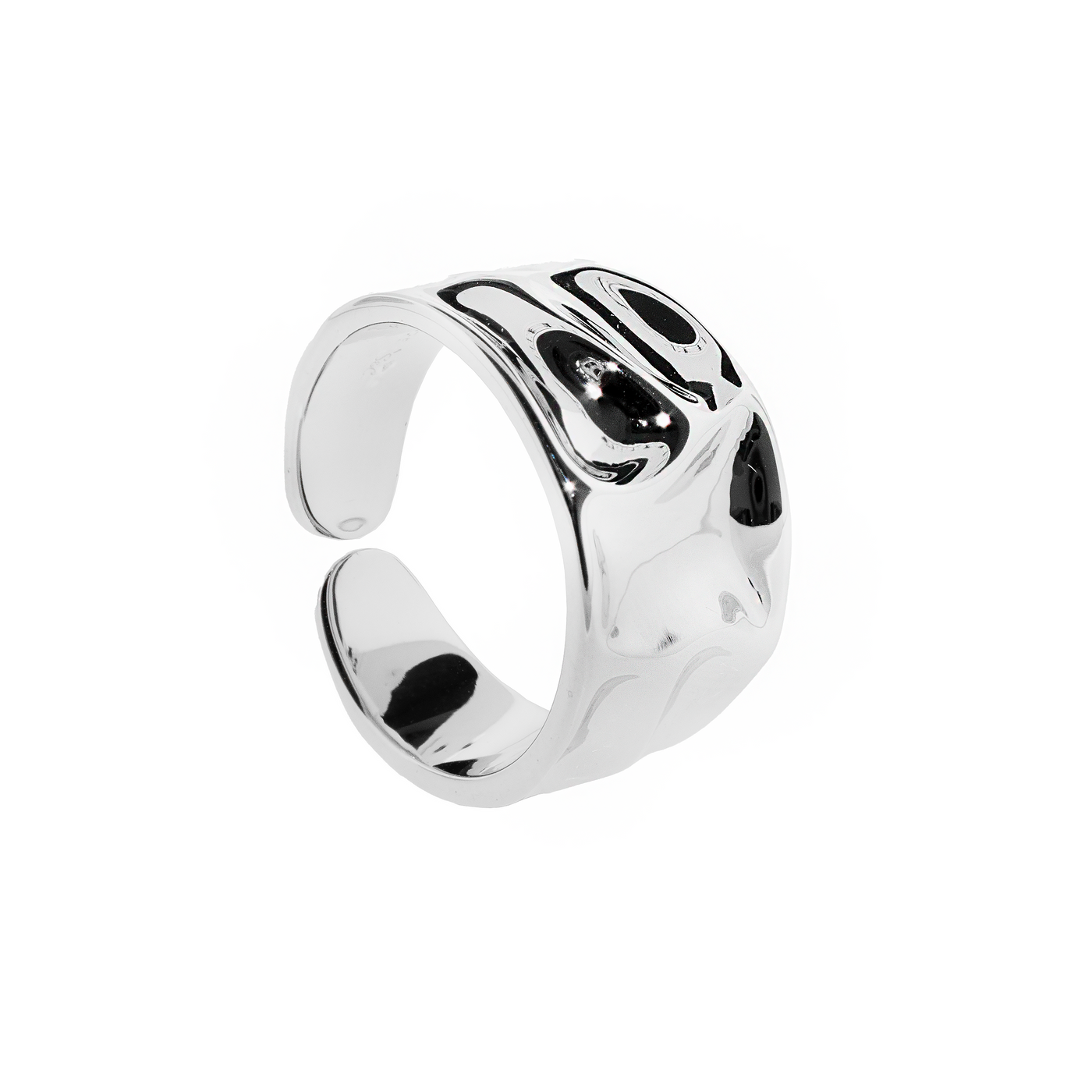 Agathe Channel Solitaire Pavé - Bague