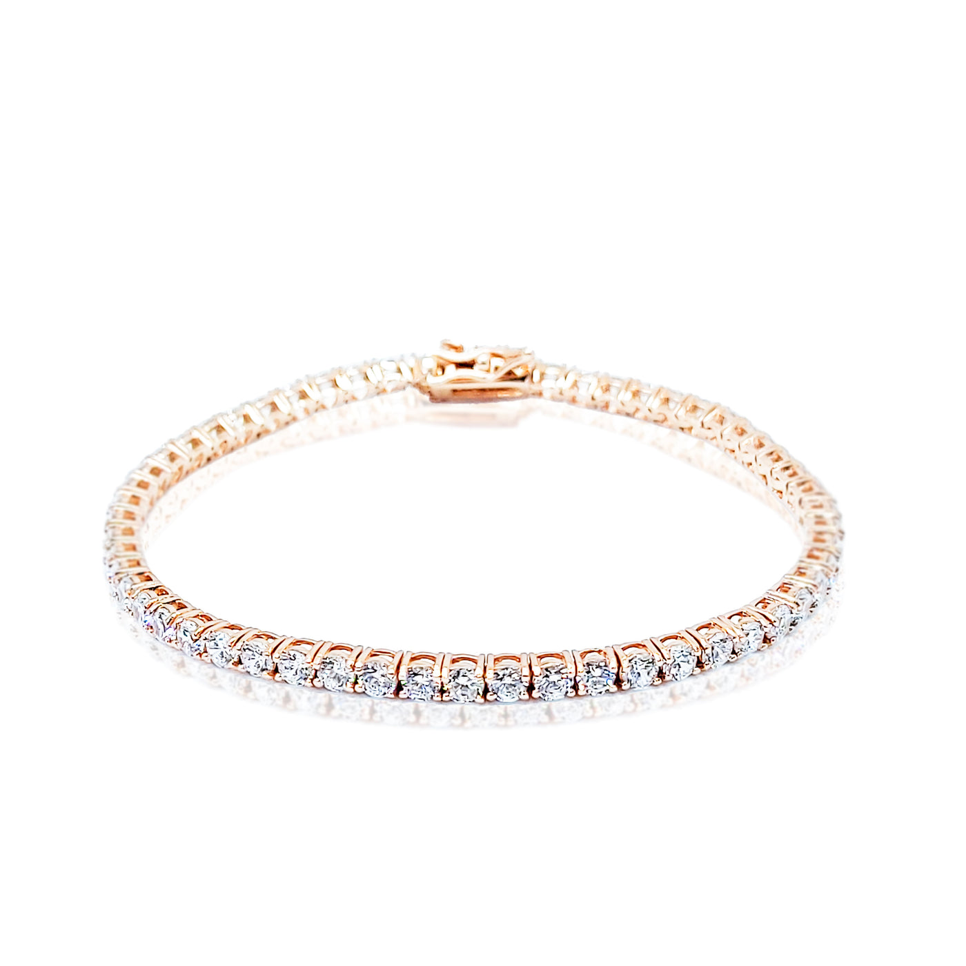 Agnes Clear Stone Slim - Bracelet Tennis