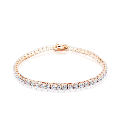 Agnes Clear Stone Slim - Bracelet Tennis