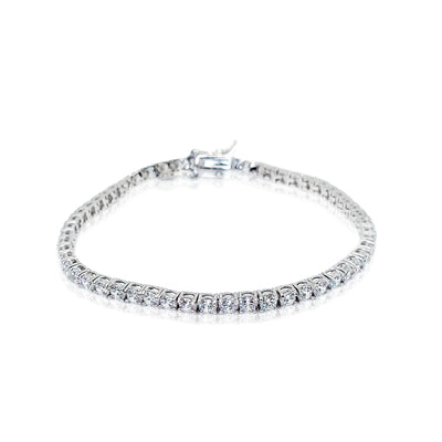 Agnes Clear Stone Slim - Tennis Bracelet