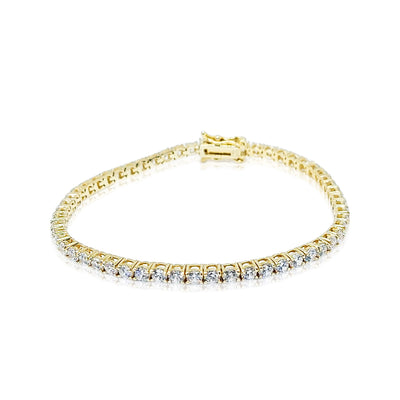 Agnes Clear Stone Slim - Bracelet Tennis