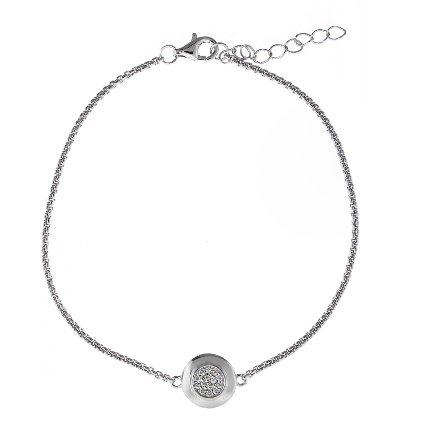 Circle Silver Contour - Bracelet