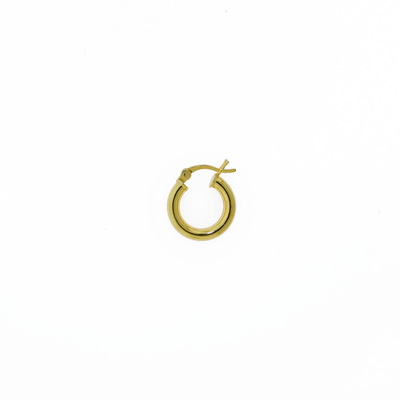 Hoop Earring 3 mm - Gold