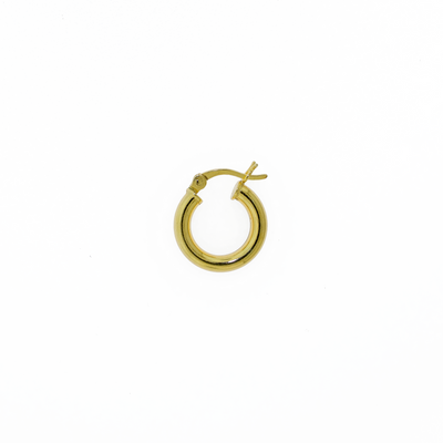 Hoop Earring 3 mm - Gold