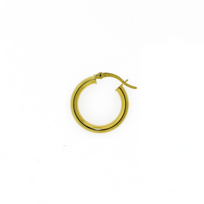 Hoop Earring 3 mm - Gold