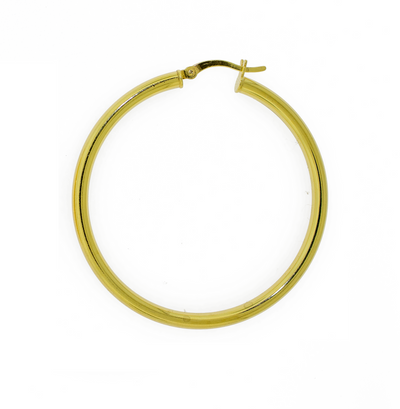 Hoop Earring 3 mm - Gold